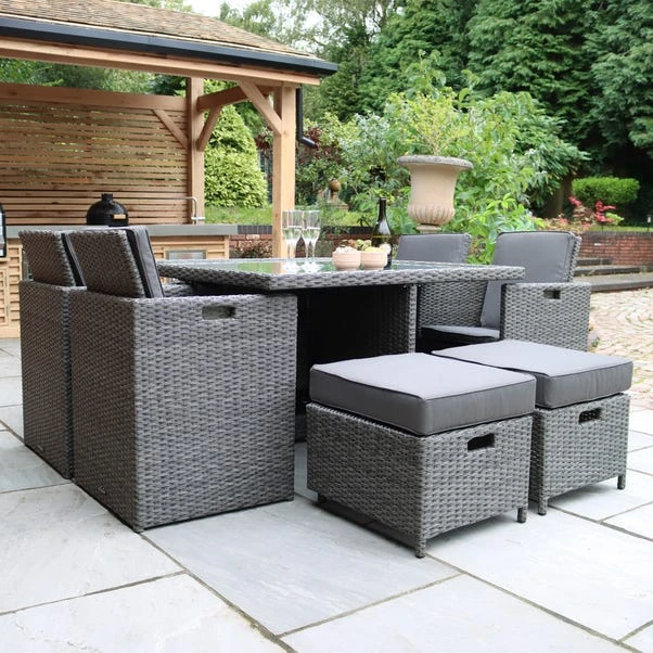 Paris 8 Seater Cube Dining Set 2 Paris 8 Seater Cube Dining Set - Image 2