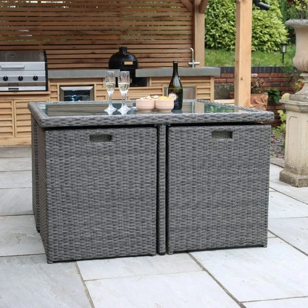 Paris 8 Seater Cube Dining Set 5 Paris 8 Seater Cube Dining Set - Image 5