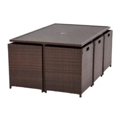 Nevada 6 Seater Cube Dining Set -Garden Supply Store 30915715 alt04