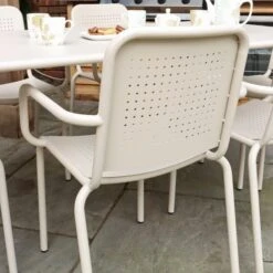 Porto 6 Seater Dining Set With Stacking Chairs -Garden Supply Store 30915726 alt04