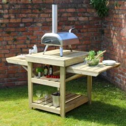 Garden Pizza Oven Table -Garden Supply Store 30916432 alt04