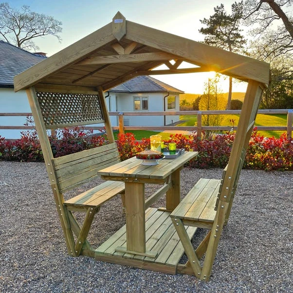 Stirling Picnic Table Arbour 2 Stirling Picnic Table Arbour - Image 2