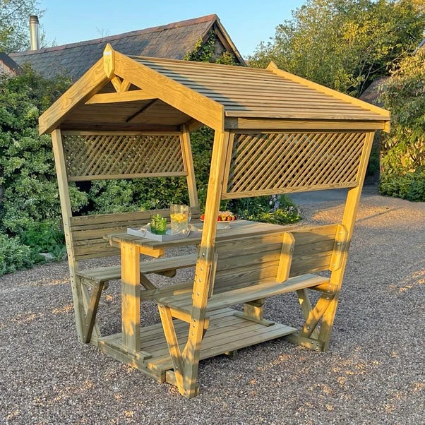 Stirling Picnic Table Arbour 4 Stirling Picnic Table Arbour - Image 4