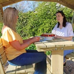 Stirling Picnic Table Arbour 16 Stirling Picnic Table Arbour -Garden Supply Store 30916560 alt06