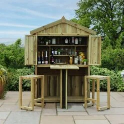Garden Bar And 2 Stool Set -Garden Supply Store 30916577