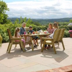 Freya 6 Seater Dining Set -Garden Supply Store 30916610 alt02