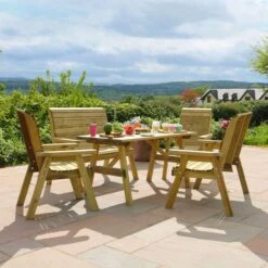 Freya 6 Seater Dining Set -Garden Supply Store 30916610 alt03