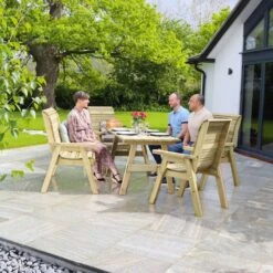 Freya 6 Seater Dining Set -Garden Supply Store 30916610 alt04