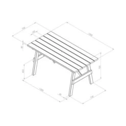 Freya 4 Seater Dining Set -Garden Supply Store 30916611 alt08