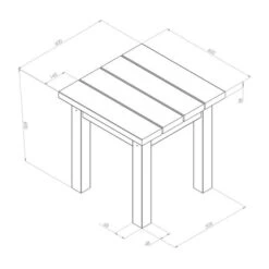 Emily Side Table -Garden Supply Store 30917447 alt05