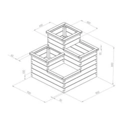 4 Tier Raised Bed -Garden Supply Store 30917459 alt07