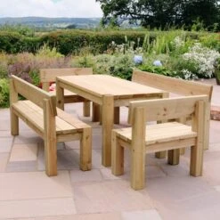 Philippa 6 Seater Dining Set -Garden Supply Store 30917488 alt02
