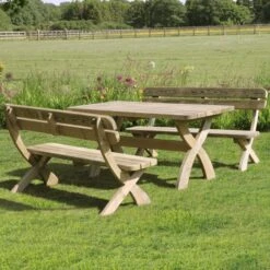 Harriet 6 Seater Dining Set -Garden Supply Store 30917490 alt02