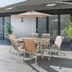 8 Piece Garden Dining Set -Garden Supply Store 30925834 alt02