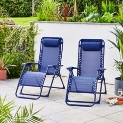 Set Of 2 Helsinki Loungers -Garden Supply Store 30927258 alt03