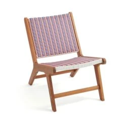 Sophie Robinson Coral & Cobalt Pavilion Deck Chair -Garden Supply Store 30934742 alt04