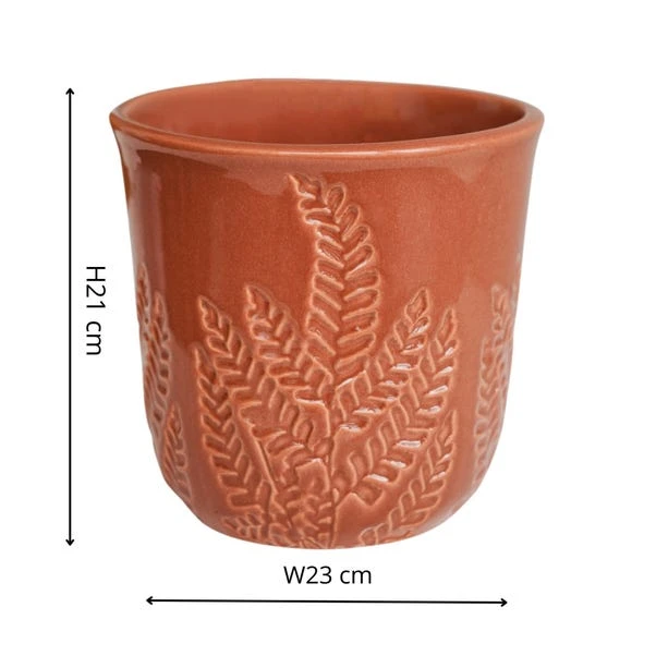 Kew Embossed Fern Plant Pot 13 Kew Embossed Fern Plant Pot - Image 13