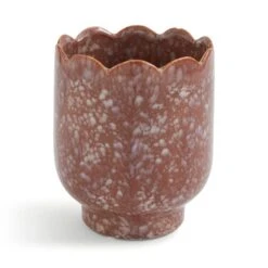 Scalloped Ceramic Plant Pot -Garden Supply Store 30945043 alt02