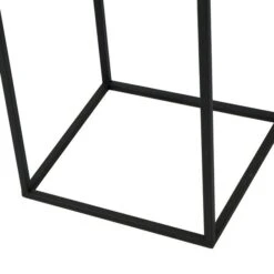 Set Of 2 Square Graphite Metal Plant Stands 6 Set Of 2 Square Graphite Metal Plant Stands -Garden Supply Store 30983205 alt02