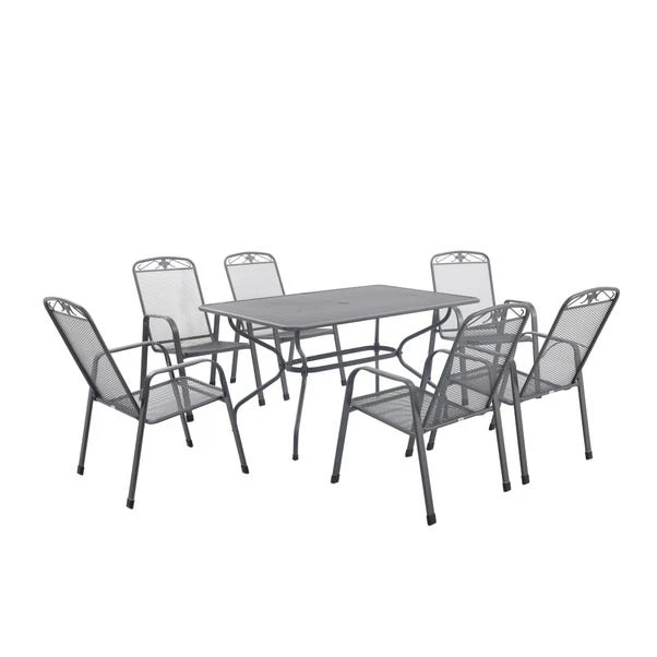 Pacific Lifestyle Savoy Rectangular 6 Seater Dining Set With Cushions 2 Pacific Lifestyle Savoy Rectangular 6 Seater Dining Set With Cushions - Image 2