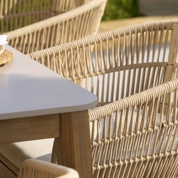 Pacific Lifestyle Moeven Outdoor 6 Seater Dining Set 5 Pacific Lifestyle Moeven Outdoor 6 Seater Dining Set - Image 5