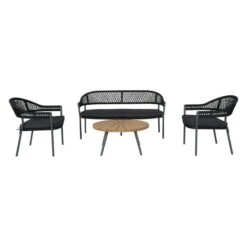Pacific Lifestyle Bazel Outdoor Seating Set 11 Pacific Lifestyle Bazel Outdoor Seating Set -Garden Supply Store 30984369 alt05