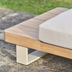 Pacific Lifestyle Osaka Latte Outdoor Corner Seating Set -Garden Supply Store 30984377 alt02