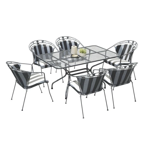 Pacific Lifestyle Elegance Rectangular 6 Seater Dining Set With Cushions 5 Pacific Lifestyle Elegance Rectangular 6 Seater Dining Set With Cushions - Image 5