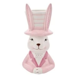 Eggs-traordinary Gift Co. Bunny In Top Hat Plant Pot -Garden Supply Store 30984550 alt01