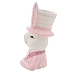 Eggs-traordinary Gift Co. Bunny In Top Hat Plant Pot -Garden Supply Store 30984550 alt02