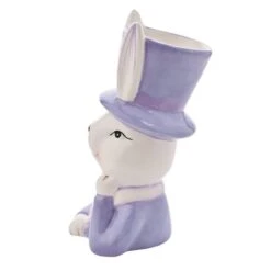 Eggs-traordinary Gift Co. Bunny In Top Hat Plant Pot -Garden Supply Store 30984638 alt02