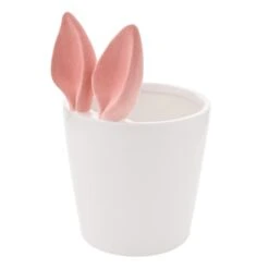 Eggs-traordinary Gift Co. Flocked Bunny Ears Plant Pot -Garden Supply Store 30984648 alt04