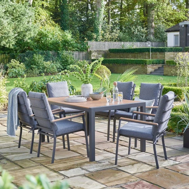 Easton 6 Seater Outdoor Dining Set 1 Easton 6 Seater Outdoor Dining Set