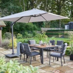 Easton 6 Seater Outdoor Dining Set 9 Easton 6 Seater Outdoor Dining Set -Garden Supply Store 30987814 alt02